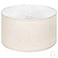 OUTON Beige Large Drum Lamp Shades for Floor Lamps 16 Top x16 Bottom x 9 High Easy to Assemble Replacement Linen Lampshades for Table Lamps Bedside Lamps 165 Spider