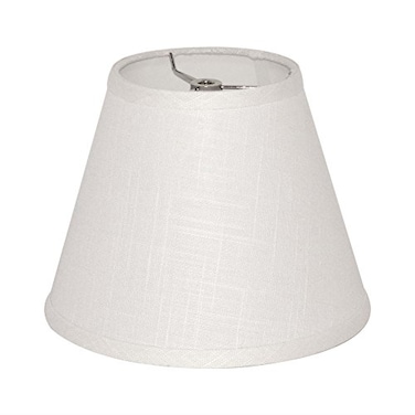 Tootoo Star Barrel White Small Lamp Shade for Table Floor Lamps Replacement 6x10x75 Inch Fabric Cloth Spider Model white
