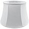 Tootoo Star Brown Large Drum Lamp Shade for Chandeliers Floor Light and Table Lamp12x16x11 SpiderFabric Natural Linen Hand Crafted White