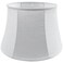 Tootoo Star Brown Large Drum Lamp Shade for Chandeliers Floor Light and Table Lamp12x16x11 SpiderFabric Natural Linen Hand Crafted White