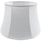 Tootoo Star Brown Large Drum Lamp Shade for Chandeliers Floor Light and Table Lamp12x16x11 SpiderFabric Natural Linen Hand Crafted White