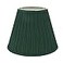 Aspen Creative 33053 Hardback Empire Transitional Spider Lamp Shade Mushroom Pleated Dark Green 7 Top x 13 Bottom x 10 Slant
