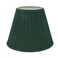 Aspen Creative 33053 Hardback Empire Transitional Spider Lamp Shade Mushroom Pleated Dark Green 7 Top x 13 Bottom x 10 Slant