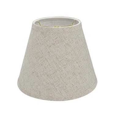 Aspen Creative 32426 Transitional Hardback Empire Shape Spider Construction Lamp Shade in Flaxen 9 wide 5 x 9 x 7