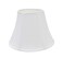 Aspen Creative 38002 Bell Collapsible Spider Lamp Shade 7 Top x 13 Bottom x 912 Slant Height Off White Set of 2