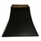 Royal Designs, Inc. Royal Designs HB62814BLKGL 14 Black Square Bell Hardback with Ponyhair Gold Lining 7 x 7 x 14 x 14 x 115