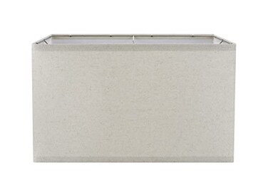 Aspen Creative 38751 Contemporary Design Collapsible Rectangular Spider Shade 1711 Top x 1711 Bottom x 10 Height Oatmeal Linen
