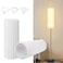 OTTOSEA Drum Lamp Shade for Floor Lamps and Chandelier 157x61x61 Linen Round Pleated Barrel Shade in White Large Replacement Lamp Shade for Modern Interiors