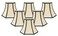 Royal Designs, Inc. Royal Designs Inc CS403BG6 Decorative Trim Hexagon Chandelier Shade 3 x 55 x 45 Beige 6Pack