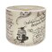 Royal Designs, Inc. Royal Designs Inc Trendy Decorative Handmade Drum Shade Made in USA 10in HBC804410 Caligraphy