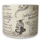 Royal Designs, Inc. Royal Designs Inc Trendy Decorative Handmade Drum Shade Made in USA 10in HBC804410 Caligraphy
