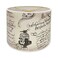 Royal Designs, Inc. Royal Designs Inc Trendy Decorative Handmade Drum Shade Made in USA 10in HBC804410 Caligraphy