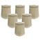 Royal Designs, Inc. Royal Designs Inc Pleated Empire Chandelier Shade CS110EG6 Eggshell 3 x 425 x 425 Pack of 6