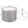 ROTTOGOON 11x11x8 Assembly Required Lampshade for Floor Lamp Table Lamp Bedside Lamp Fabric Drum Lampshade Classic Modern Style Spider Fitter Linen Gray