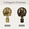 Royal Designs, Inc. Royal Designs Inc Decorative Wise Owl Lamp Finial F5098AB1 Antique Brass