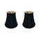 Royal Designs, Inc. Royal Designs Inc BS704FC6BLK2 True Bell Basic Lamp Shade 35 x 6 x 625 Flame Clip Fitter Black Pack of 2