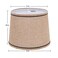 Luvkczc Brown Lampshades Set of 2 Medium Fabric Table Floor Lamps 13 Top x 11 Bottom x 10 High Spider Fitter Hand Crafted Replacement Lamp Shade Harp Holder Included
