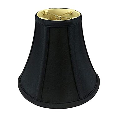 Royal Designs, Inc. Royal Designs Inc BSO704RC7BLK True Bell Basic Lamp Shade with Round Clip 375 x 7 x 675 Black