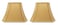 Royal Designs, Inc. Royal Designs Inc DSO6814AGL2 Rectangle Cut Corner Bell Designer Lamp Shade 6x8 x 9x14 x 10625 Antique Gold 2Pack