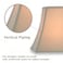 Royal Designs, Inc. Royal Designs Inc DSO6814AGL2 Rectangle Cut Corner Bell Designer Lamp Shade 6x8 x 9x14 x 10625 Antique Gold 2Pack