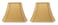 Royal Designs, Inc. Royal Designs Inc DSO6814AGL2 Rectangle Cut Corner Bell Designer Lamp Shade 6x8 x 9x14 x 10625 Antique Gold 2Pack