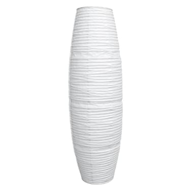 Uonlytech Paper Floor Lamp Shade Replacement Foldable Standing Lampshade Japanese Style Paper Floor Light Cover Accessories for Bedroom Floor Light White
