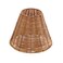 Aspen Creative 51003 Empire ClipOn Chandelier Lamp Shade Natural Rattan 3 Top x 6 Bottom x 5 Slant Height
