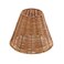 Aspen Creative 51003 Empire ClipOn Chandelier Lamp Shade Natural Rattan 3 Top x 6 Bottom x 5 Slant Height