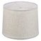 PATIKIL Lamp shades for Table Lamps 114 Top x 126 Bottom x 98 High Drum Lamp shades for Floor Lamps Medium Linen Lampshade Easy Assembly for Lamp Replacement Beige
