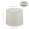 PATIKIL Lamp shades for Table Lamps 114 Top x 126 Bottom x 98 High Drum Lamp shades for Floor Lamps Medium Linen Lampshade Easy Assembly for Lamp Replacement Beige