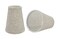 Aspen Creative 326582 Small Hardback Empire Shape Chandelier Set 2 Pack Transitional Design in Beige 4 Bottom Width 2 12 x 4 x 5 Clip ON LAMP Shade