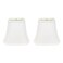 Royal Designs, Inc. Royal Designs Inc BSO70514LNWH2 Square Cut Corner Bell Basic Lamp Shade 8 x 14 x 1125 Linen White 2Pack