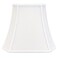 Royal Designs, Inc. Royal Designs Inc BSO70514LNWH2 Square Cut Corner Bell Basic Lamp Shade 8 x 14 x 1125 Linen White 2Pack