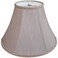 TOOTOO STAR 7 x 15 x 105 Fabric Lamp Shade Royal Style Spider Lampshade Home Decor Brown Bell Lampshade for Floor Lamp Table Lamp