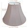 TOOTOO STAR 7 x 15 x 105 Fabric Lamp Shade Royal Style Spider Lampshade Home Decor Brown Bell Lampshade for Floor Lamp Table Lamp