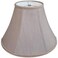 TOOTOO STAR 7 x 15 x 105 Fabric Lamp Shade Royal Style Spider Lampshade Home Decor Brown Bell Lampshade for Floor Lamp Table Lamp