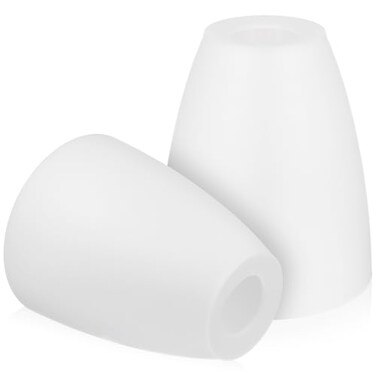 DOITOOL 2PCS Plastic Lamp Shade Replacement for Floor Lamp Replacement White Lamp Shade Cover for Chandelier Pendant Light Wall Sconces Series 30mm Opening