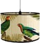 Crapyt E27 Shade Drum Lamp Shade 1181787 Birds Pattern Chandelier Lamp Cover for Chandeliers and Floor Lights