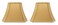 Royal Designs, Inc. Royal Designs Inc DSO6812AGL2 Rectangle Cut Corner Bell Designer Lamp Shade 5x65 x 8x12 x 10 Antique Gold 2Pack