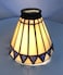 NADUOXRK Tiffany Style Stained Glass Lampshade Replacement Lamp Shades with Fan Light Wall Lamp and Chandeliers 55Inches Dia