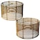 Eusamxon Drum Lampshade Set of 2boho rattan Lamp Shades for Table Lamps Floor Lamp Natural Drum Hand Craft rattan Lamp shadesEasy Assembly Replacement Lampshade