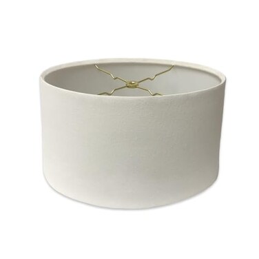 Royal Designs, Inc. Royal Designs Inc Shallow Oval Hardback Lamp Shade HB61110LNWH Linen White 85 x55 x 10 x 65 x 55
