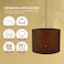 PRETYZOOM Black Star Lamp Shade Medium Drum Lampshades for Table Lamp Floor Lamp Cloth Lampshade Cover Replacements Spider Need to Assemble 13x13x10