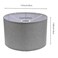PJENOSOY Cloth Lamp Shade Drum Lampshade Round lamp Shade Small Lamp Shades Fabric Lampshade for Table Lamp and Floor Light 787x707 Light Grey