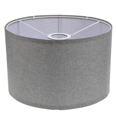 PJENOSOY Cloth Lamp Shade Drum Lampshade Round lamp Shade Small Lamp Shades Fabric Lampshade for Table Lamp and Floor Light 787x707 Light Grey