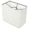 Kichvoe Beige Linen Lampshade for E27 Light Socket Rectangular Floor Lamp Shade Removable Fabric Lamp Cover for Home Use 846x708x472 Inches Soft Light Easy Installation