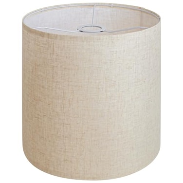 YoflowX Beige Linen Tall Drum Lampshade 11 Top x 11 Bottom x 12 High Lamp Shade Lamp Shade Replacement for Table and Floor Lamps Pendant LightHandcrafted LampshadeEasy Assembly
