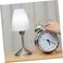Uonlytech Plastic Lampshade Set of 2 for Desk Lamp E14 Base Small Table Lamp Shade Replacement 452X393X196 Inch for Home Office Hotel Use