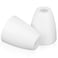 Uonlytech Plastic Lampshade Set of 2 for Desk Lamp E14 Base Small Table Lamp Shade Replacement 452X393X196 Inch for Home Office Hotel Use