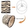 HOLIDYOYO Zebras Print Lamp ShadeBamboo Modern Round Lampshades Lamp Cover Replacement Light Accessory for Table Lamp Living Room Rustic Style Drum Lamp Shade118x118x8 inch
